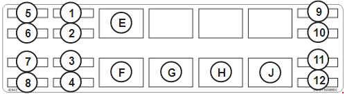 Bobcat 334 - skrzynka bezpieczników i przekaźników