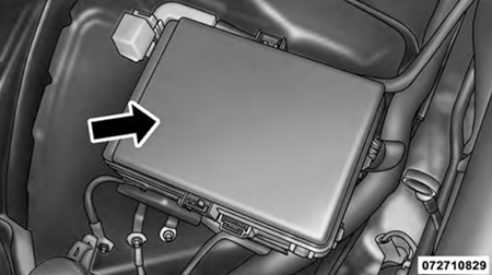 Dodge Challenger (2015-2022) - skrzynka bezpieczników i przekaźników