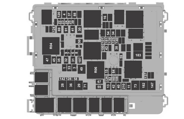 Ford Expedition (2023) - skrzynka bezpieczników i przekaźników