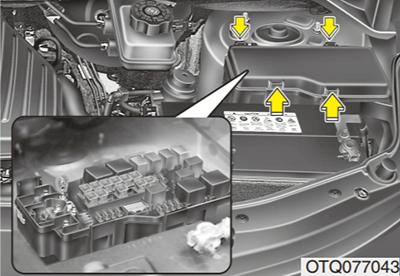 Hyundai H-1, Grand Starex (2008-2015) - skrzynka bezpieczników i przekaźników