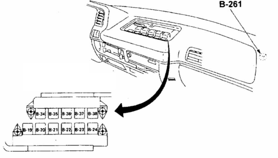 Isuzu N-Series (1989-2020) - skrzynka bezpieczników i przekaźników