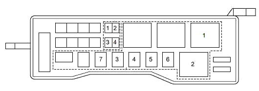 Isuzu N-Series (1989-2020) - skrzynka bezpieczników i przekaźników