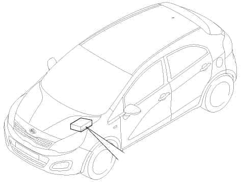 Kia Rio UB (2012-2017) - skrzynka bezpieczników i przekaźników