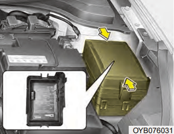 Kia Rio YB (2018-2020) - skrzynka bezpieczników i przekaźników