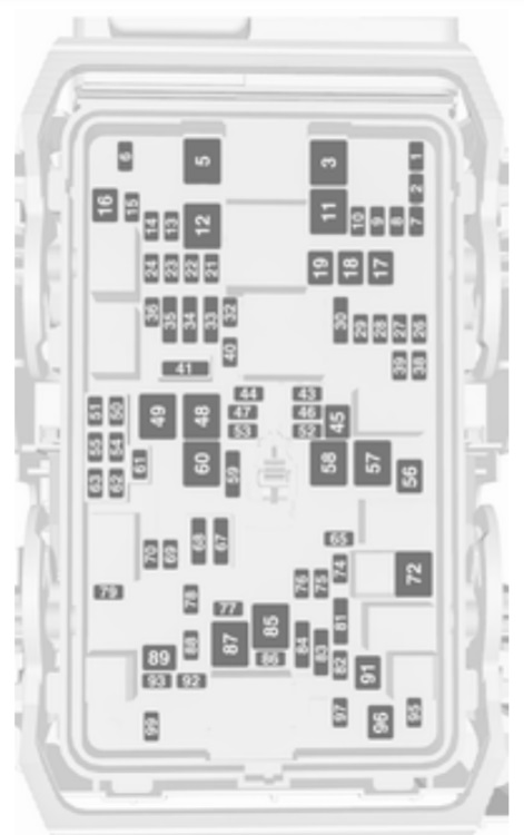 Opel Insignia B (2022) - skrzynka bezpieczników i przekaźników