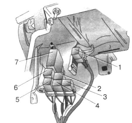Opel Omega B (1994-2003) - skrzynka bezpieczników i przekaźników