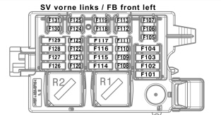 BMW 4 G22-G23-G26 (2020-2023) - skrzynka bezpieczników i przekaźników