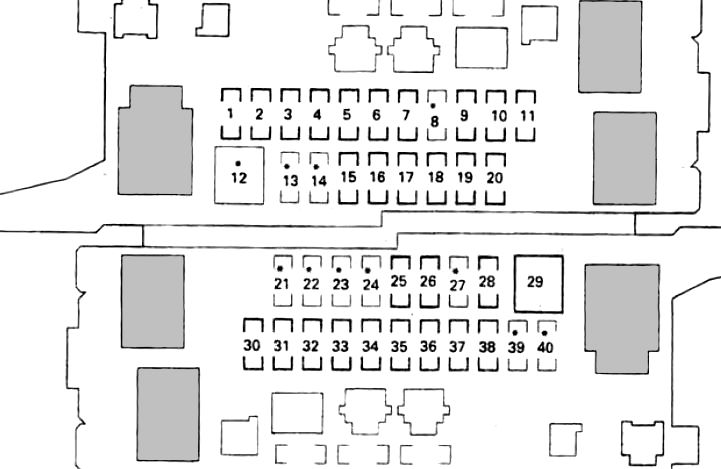 Honda Mobilio GB GK (2001-2008) - skrzynka bezpieczników i przekaźników