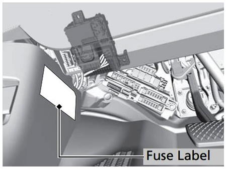 Honda Odyssey RL6 (2018-2023) - skrzynka bezpieczników i przekaźników