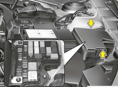 Hyundai Veloster (2012-2014) - skrzynka bezpieczników i przekaźników