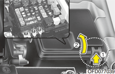 Hyundai i30 FD (2008) - skrzynka bezpieczników i przekaźników