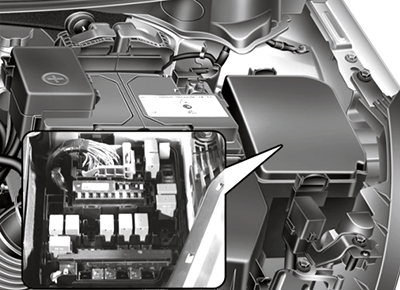 Kia Forte i Cerato (2014) - skrzynka bezpieczników i przekaźników