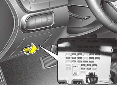 Kia Forte i Cerato (2014) - skrzynka bezpieczników i przekaźników