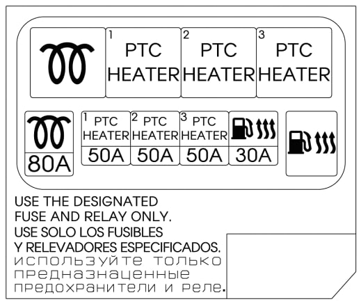 Kia Optima TF (2011-2013) - skrzynka bezpieczników i przekaźników