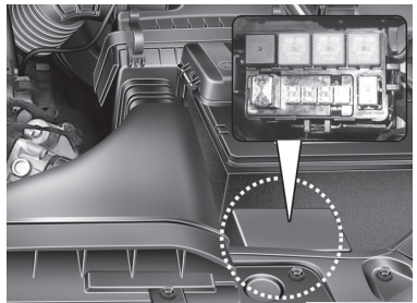 Kia Optima TF (2011-2013) - skrzynka bezpieczników i przekaźników