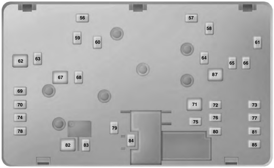 Lincoln MKX (2016-2018) - skrzynka bezpieczników i przekaźników