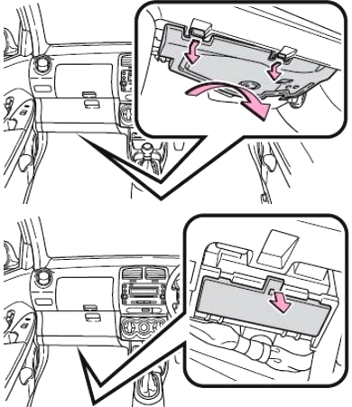 Toyota Urban Cruiser (2008-2014) - skrzynka bezpieczników i przekaźników