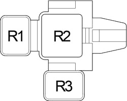 Toyota iQ (2008-2015) - skrzynka bezpieczników i przekaźników