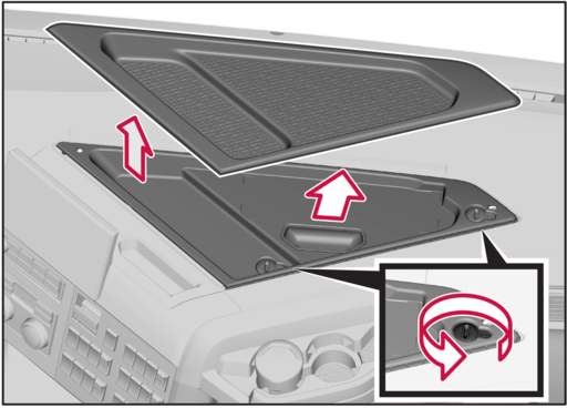 Volvo FMX - skrzynka bezpieczników i przekaźników